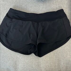 Women's Black Athletic Shorts